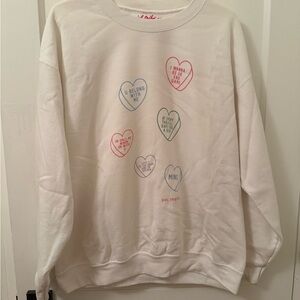 Taylor Swift candy heart crewneck
